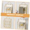 ORFOFE Wall Mounted Magazine Holder Iron Basket for Books and Files view 2