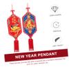 Cabilock 1set Year Spring Festival Hanging Decorations Chinese Style Wall Pendants and Reusable Office Car Ornaments for Home Restaurant and Mall Celebrations view 2