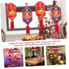Cabilock 1set Year Spring Festival Hanging Decorations Chinese Style Wall Pendants and Reusable Office Car Ornaments for Home Restaurant and Mall Celebrations view 4