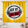 ZhiRain Fitness Curtains, Burn Gym Workout Strong Training Motivation Active Healthy Life, Curtain with Rod Pocket for Room Home Decor Drapes Window Treatments 2 Panels Set 52x84in view 1