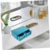 BESTOYARD Box Chest of Drawers Makeup Storage Container Tiny Cabinet Sundries Storage Holder Drawer Type Storage Tabletop Small Cabinet Makeup Storage Holder Office Wood Make up Organizer view 2