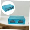 BESTOYARD Box Chest of Drawers Makeup Storage Container Tiny Cabinet Sundries Storage Holder Drawer Type Storage Tabletop Small Cabinet Makeup Storage Holder Office Wood Make up Organizer view 4