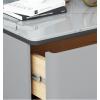 Bed Side Tables Nightstand Modern Wood Nightstands End Table with 2 Drawers Bedside Tables for Office Living Room Bedroom (Dark Grey) Nightstands (Size : L30xD40xH51cm) view 4