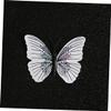 BRIGHTFUFU 12pcs 3D Fridge Magnets Stickers PVC Magnetic Sticker Black Realistic Butterfly Decor for Home view 4
