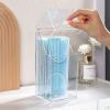 KODASW Mask Storage Box Dressing Table Sundries Student Dormitory Makeup Organizer Transparent Dust-proof Cosmetics Storage Box Acrylic view 4