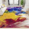 Abstract Multi Colorful Art Area Rug, Creative Graffiti Paint Soft Washable Carpet, Upholstery Rug with Non-Slip Backing for Kids Boys Girls Bedroom Living Room Dining Room Study 2ftx3ft view 1