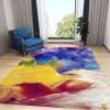 Abstract Multi Colorful Art Area Rug, Creative Graffiti Paint Soft Washable Carpet, Upholstery Rug with Non-Slip Backing for Kids Boys Girls Bedroom Living Room Dining Room Study 2ftx3ft view 3