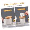jojofuny Clear Round Roll Tissue Box Holder with Bamboo Lid Tabletop Napkin Dispenser for Bathroom Kitchen Office and Home view 4