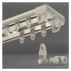 Ceiling Curtain Track Hospital Curtain RV Curtain Ceiling Mount Double Curtain Track, 3.3-19.7ft Long Hospital/Gazebo/Hotel Sliding Curtain Rod for Room Divider with Screw Kit ( Color : Champagne , Si view 1