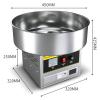 YOtat Cotton Candy Machine Commercial Candy Floss Maker Professional Electric Candy Maker with One-Button Start for Kids Birthday Family Party Christmas Children's Day and Wedding (Silver) view 2