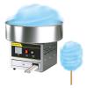 YOtat Cotton Candy Machine Commercial Candy Floss Maker Professional Electric Candy Maker with One-Button Start for Kids Birthday Family Party Christmas Children's Day and Wedding (Silver) view 4