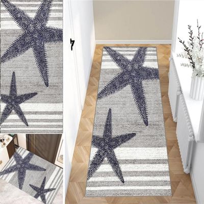 Runner Rug for Hallway 1'4"x7'2" Non Slip Machine Area Rug Runner for Living Room Washable Vintage Doormat Runner Rugs Floor Carpet for Entryway Bedroom Doorway Indoor