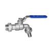 Stainless Steel Ball Valve - 1/2 Inch Weldless Bulkhead Bibcock for Building Home Brew Kettle/Mash Tun (Color : BSPT, Size : 1/2") view 1