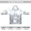 AMAZWI Winter Old Cable Ski Lift Wearable Blanket Hoodie, Oversized Blanket Sweatshirt Soft Warm Comfortable Pullover With Pocket, Thick view 2