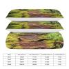 Green Forest Duvet Cover Queen Size, Ultra Soft Microfiber Scenery Bedding Set, 3 Pieces Nature Landscape Pattern Comforter Cover Set with Zipper Closure view 2