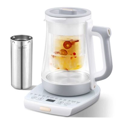 2L multifunctional health boiling water and coffee pot with filter and stewing cup