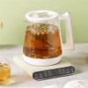 2L multifunctional glass health tea and coffee pot, insulated glass health pot with filter screen and stewing cup view 2