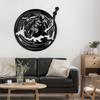 SIGNLEADER Metal Wall Art Decor Astronaut Modern Abstract Wall Sculpture Hangings Home Decoration for Living Room, Bedroom, Bathroom, Kitchen, Outdoor - 36" Black view 1