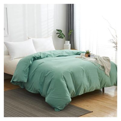 ADovz Duvet Cover Pillowcase Skin-Friendly Fabric Modern Solid Colour Warm Bedding Unisex Durable Duvet Cover Soft and Comfortable Bedding Three-Piece Set,Bed Sheets