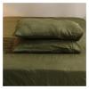 ADovz 100% Linen Sheet Set Green Queen Size Comforter Set Solid Color Fluffy Bedding All Season Bedding Sets,Bed Sheets view 3