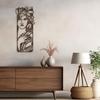SIGNLEADER Metal Wall Art Decor Women and Flower Modern Abstract Wall Sculpture Hangings Home Decoration for Living Room, Bedroom, Bathroom, Kitchen, Outdoor - 36" Bronze view 1