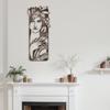 SIGNLEADER Metal Wall Art Decor Women and Flower Modern Abstract Wall Sculpture Hangings Home Decoration for Living Room, Bedroom, Bathroom, Kitchen, Outdoor - 36" Bronze view 3