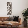 SIGNLEADER Metal Wall Art Decor Women and Flower Modern Abstract Wall Sculpture Hangings Home Decoration for Living Room, Bedroom, Bathroom, Kitchen, Outdoor - 36" Bronze view 4