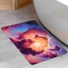 Modern Diatom Bath Rug, Comfortable and Absorbent Bathroom Mat Rugs, Machine Washable, Non-Slip Carpet Runner for Tub, Shower, and Bath Room(3x5ft/36x60in/90x150cm, Multi/Pale Violet Red) view 2