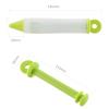 WAGLOS Icing Dispensers Edible silica gel PP Cake Piping Nozzles Food Writing Pen Chocolate Decorating Tools Piping Tips, Green view 2