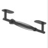 BATHDANCE Paper Towel Holder Under Cabinet, Single Hand Operable Roll Holder with Damping Effect,No Drilling or Wall Mounted SUS304 Stainless Steel for Kitchen Bathroom (Matte Black) view 1
