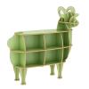 BKEKM Standing Bookcase Solid Wood Bookshelves Creative Sheep Animal Shape Storage Display Rack Kids Floor Standing Book Shelf view 1