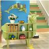 BKEKM Standing Bookcase Solid Wood Bookshelves Creative Sheep Animal Shape Storage Display Rack Kids Floor Standing Book Shelf view 2