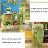 BKEKM Standing Bookcase Solid Wood Bookshelves Creative Sheep Animal Shape Storage Display Rack Kids Floor Standing Book Shelf view 3
