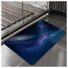 Diatomaceous Earth Bath Mat, Soft Diatomite Stone Bath Mat, Non-Slip Super Absorbent Fast Drying Shower Mat, Thin Washable Bathroom Rugs Floor Mat 3x4ft/36x48in/90x120cm (Dark Night Sky Blue) view 1