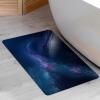 Diatomaceous Earth Bath Mat, Soft Diatomite Stone Bath Mat, Non-Slip Super Absorbent Fast Drying Shower Mat, Thin Washable Bathroom Rugs Floor Mat 3x4ft/36x48in/90x120cm (Dark Night Sky Blue) view 2