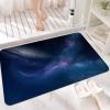 Diatomaceous Earth Bath Mat, Soft Diatomite Stone Bath Mat, Non-Slip Super Absorbent Fast Drying Shower Mat, Thin Washable Bathroom Rugs Floor Mat 3x4ft/36x48in/90x120cm (Dark Night Sky Blue) view 3