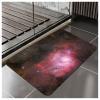 Bathroom Rugs, Soft and Absorbent Diatomaceous Bath Rugs, Non-Slip Stone Shower Carpet, Washable Bath Mats for Bathroom Floor, Tub and Shower,3x5ft/36x60in/90x150cm, Black/Light Coral view 1