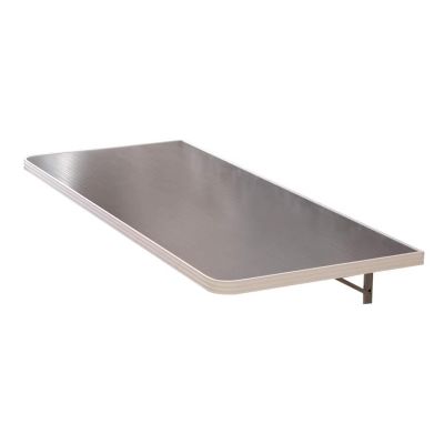 Aimery Wall Mounted Table,Folding Workbench,Stainless Steel Countertop,Dining Table,Kitchen Worktop,Maximum Load 220 lbs (Size : 47.2 * 11.8in)