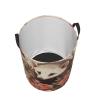 Opossum and Roses Laundry Basket with Handle Waterproof Laundry Hamper Portable Circular Dirty Clothes Hamper Foldable Storage Basket Lightweight Organizer Basket for Bathroom Bedroom view 4