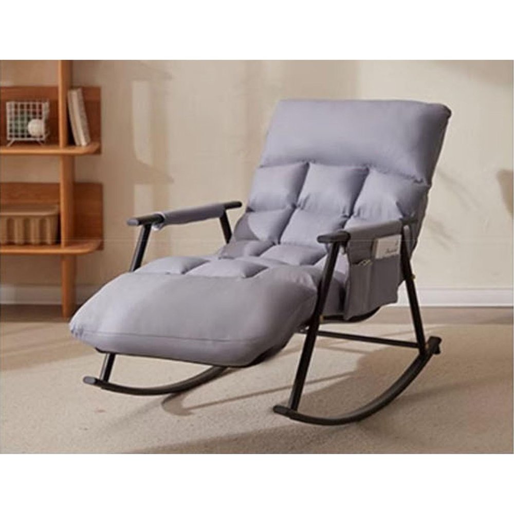 VIYOLI Outdoor Patio Furniture,Comfy Living Room Chairs,Patio Chairs,Rocking Chair,Patio Chairs,Comfy Chair for Bedroom,Chairs Living Room, Bedroom (Color : Gray)