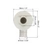 PATIKIL 15mm Air Conditioner Drain Hose Connector, 1 Pcs Universal Drain Connector with Clamp Hoop for Mini-Split Window AC Unit Faucet, White Style 11 view 2