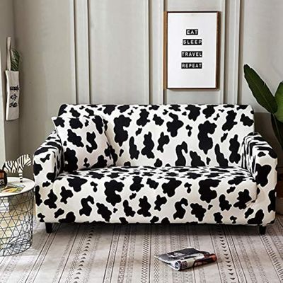 HOOBUY Printed Sofa Cover Stretch Couch Covers Patterned Sofas Seater Slipcovers for 4 Cushion Couch Set (BD, 4 Seater/Large 3 Seater)