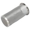 Cold Brew Coffee Filter, Stainless Steel Reusable Wide Mouth Mesh Cylindrical Filter with White Gasket Infuser Coffee Strainer for Iced Drinks, Sun Tea Infuser and Cold Brew Coffee Maker (8 * 15cm) view 1