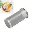 Cold Brew Coffee Filter, Stainless Steel Reusable Wide Mouth Mesh Cylindrical Filter with White Gasket Infuser Coffee Strainer for Iced Drinks, Sun Tea Infuser and Cold Brew Coffee Maker (8 * 15cm) view 3