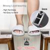 WDJBPSH Heavy Duty Closet Rod Brackets, 18-63 Inch Long Detachable Hanging Clothes Rod with Mute Anti-Slip Strip, Wardrobe/Shoe Cabinet/Laundry Garment Bar Bracket (Color : Silver, Size : 23in/58cm) view 4