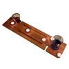Handmade Wooden Bathtub Tray - 3 Different Size Options - Rustic Structure - Water Insulator - Bath Tray Caddy with Wine Glass Holder (28", BLACK BROWN) view 1