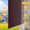 Sulugood Top Down Bottom Up Cordless Cellular Shades No Tools No Drill Blinds Blackout Shades for Windows Easy to Install. Classic Red.25.5" W x 48" H view 2