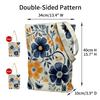 Canvas Tote Bag With Zipper Floral Tote Bag Women Canvas Tote Bag Pocket Handles Double-Sided Pattern Flower Book Tote Shoulder Bag Canvas Bag for Grocery Shopping Travel Commuting Daily College Gifts view 4
