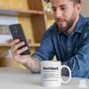 Architect Definition Architect Gifts For Men Women Architecture Gifts Ceramic Mug 11 oz White Novelty Drinkware 11 oz view 4