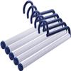 AtEEco 5pc Non Slip and Space Saving Pants Rack Anti-Slip Bold Pants Rack Multifunctional Magic Pants Hanger S-Shaped Finishing Rack Multi-Layer Pants Rack (Color : Blue, Size : 37x13.5x2.5cm) view 1